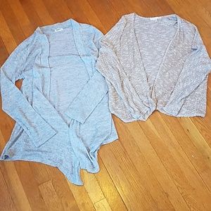 2 lightweight cardigans